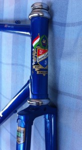 New Head badge, Reynolds 531 stickers and Campag headset