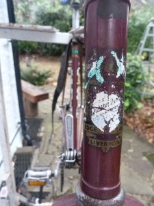 Not much left of the head badge, and plenty of rust